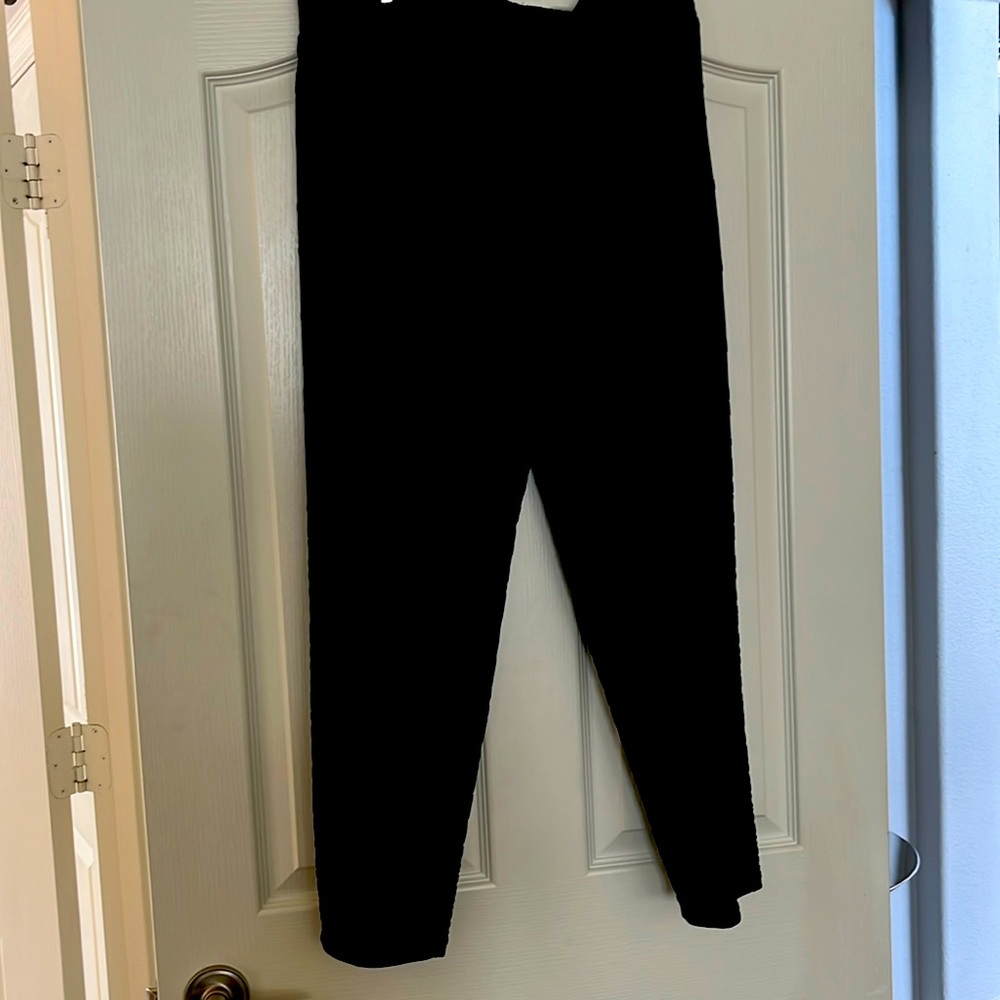 Black ankle length pants